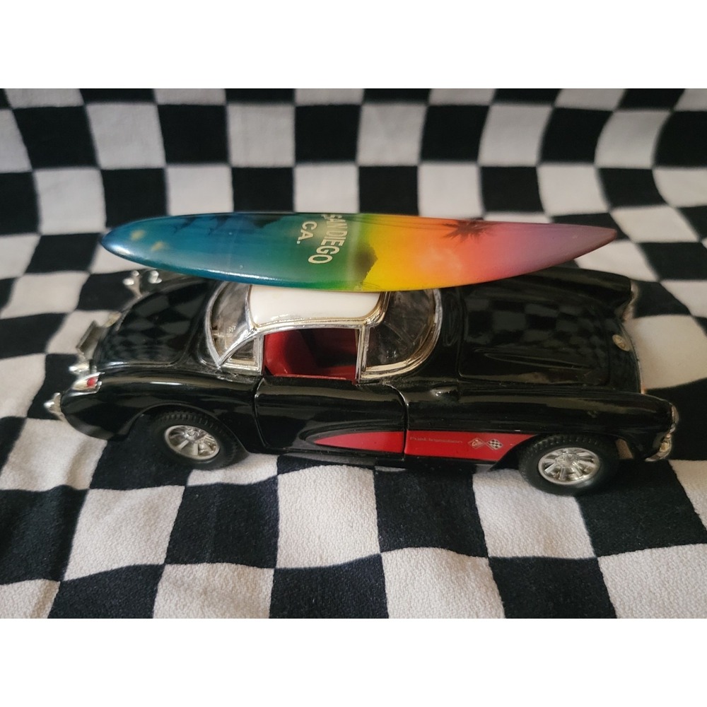 1957 Corvette Surf Car‎ Lot 🏎️ San Diego CA Red & Black Diecast 🔥
